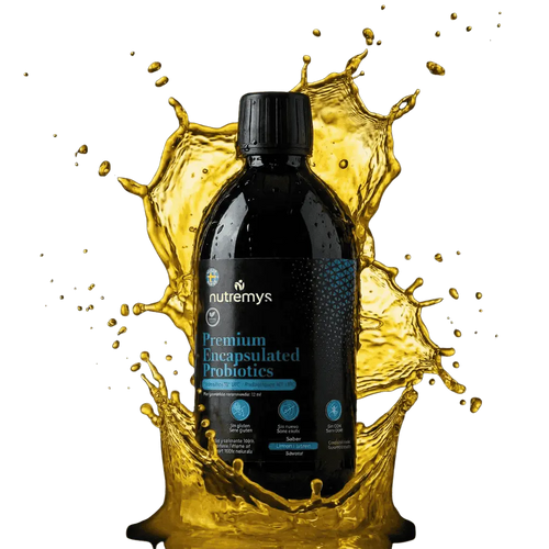 Premium Probiotics · Liquid microencapsulated probiotics 10 billion CFU · Children and adults · Nutremys LAB