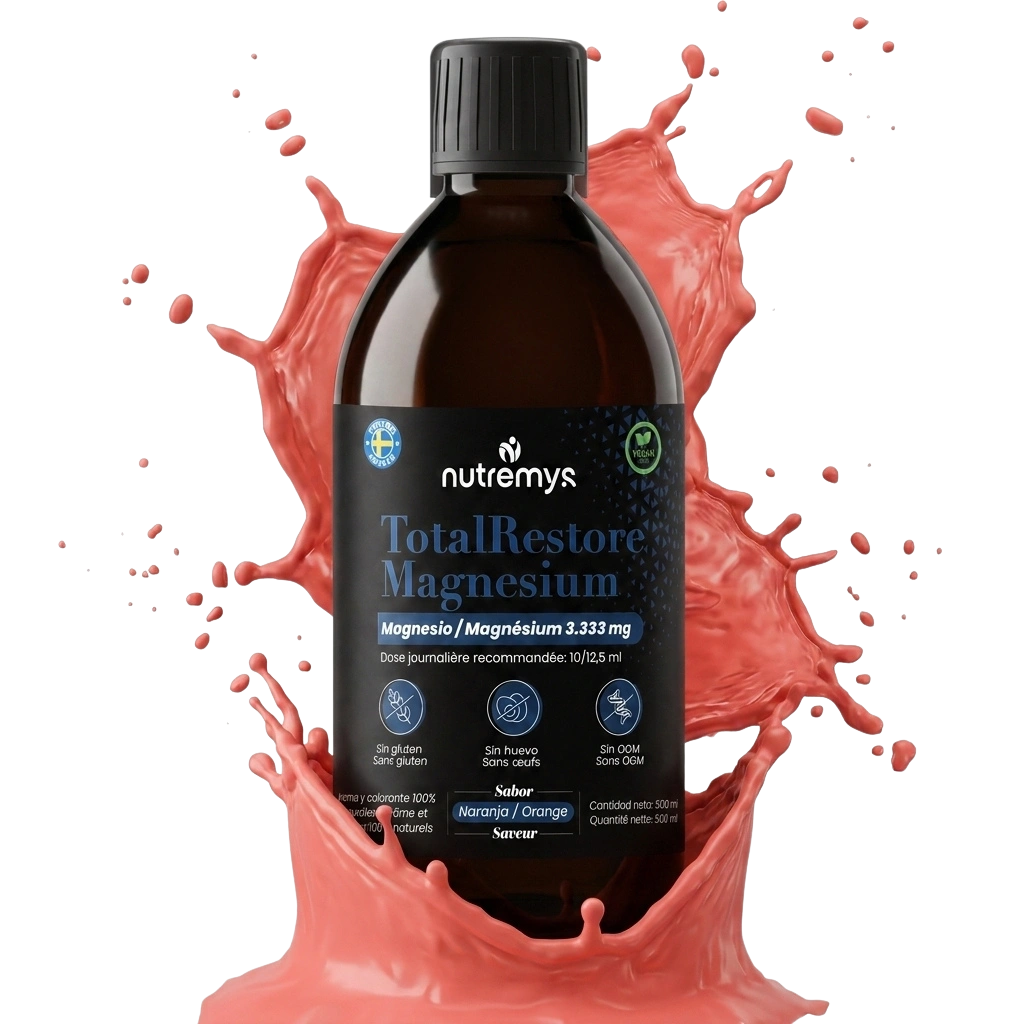 TotalRestore Magnésium — Bisglycinate liquide 3 333 mg avec L-Tryptophane, L-Théanine et L-Tyrosine · Nutremys LAB