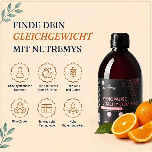 Menopause Vitality Complex — Nahrungsergänzungsmittel für Menopause & Perimenopause