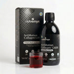 ArtiMotion Collagen 12000 · Colágeno marino líquido 12.000 mg · caja y frasco · Nutremys
