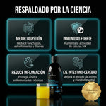 Premium Probiotics · Respaldado por la ciencia: digestión, inmunidad, inflamación y eje intestino-cerebro · Nutremys