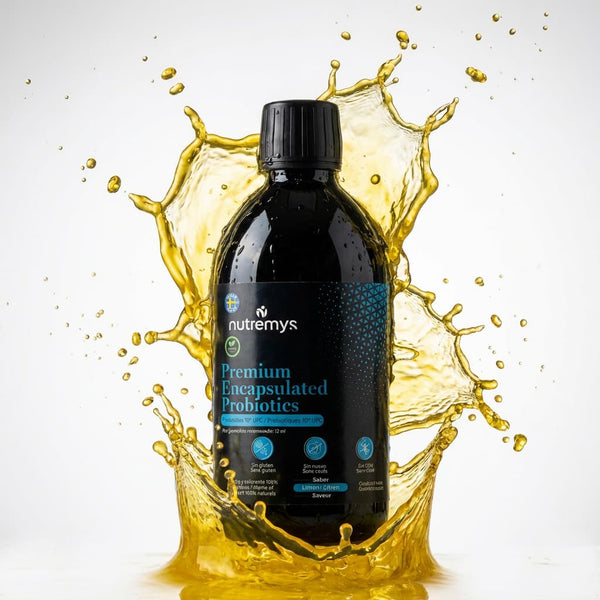 PREMIUM ENCAPSULATED PROBIOTICS – Probióticos Líquidos 10¹⁰ UFC Nutremys Lab