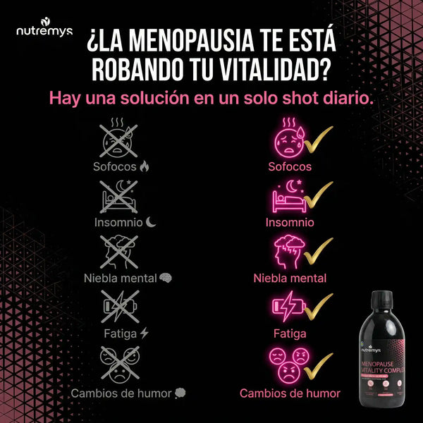 Menopause Vitality Complex | Colágeno Marino y Equilibrio Hormonal Nutremys Lab