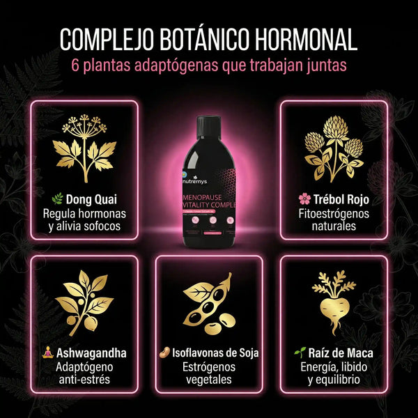 Menopause Vitality Complex | Colágeno Marino y Equilibrio Hormonal Nutremys Lab