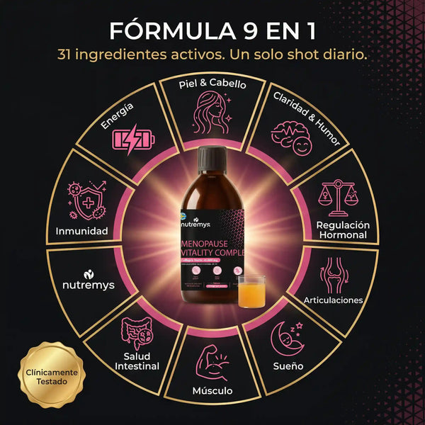 Menopause Vitality Complex | Colágeno Marino y Equilibrio Hormonal Nutremys Lab