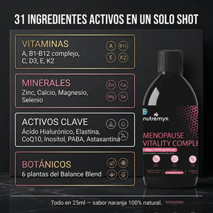 Menopause Vitality Complex | Colágeno Marino y Equilibrio Hormonal Nutremys Lab