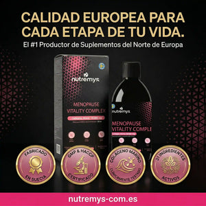 Menopause Vitality Complex | Colágeno Marino y Equilibrio Hormonal Nutremys Lab