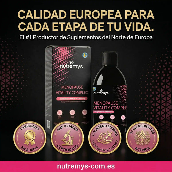 Menopause Vitality Complex | Colágeno Marino y Equilibrio Hormonal Nutremys Lab