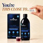Collagen Essence Gold by Nutremys: this close to firm, radiant skin — liquid marine collagen
