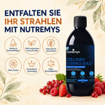 Collagen Essence Gold von Nutremys: Meereskollagen und Retinol, Geschmack rote Früchte