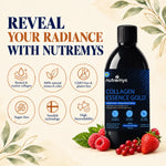 Collagen Essence Gold by Nutremys: marine collagen and retinol, red berries flavour