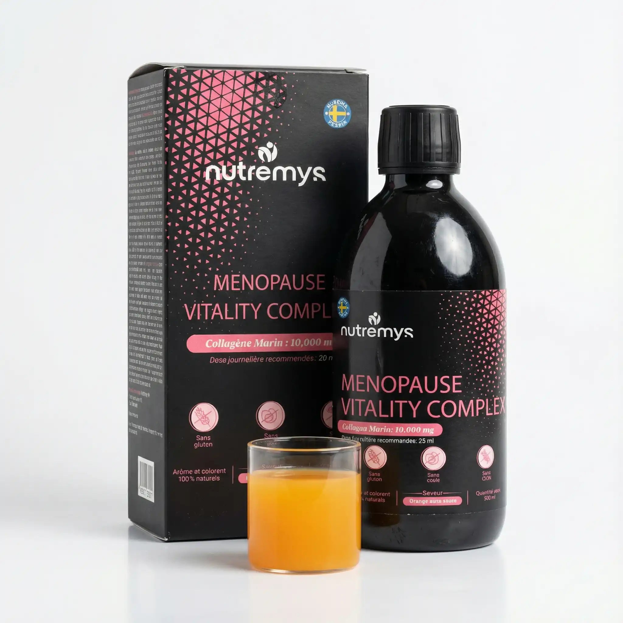 Woman 50s vitality Menopause Vitality Complex Nutremys liquid supplement