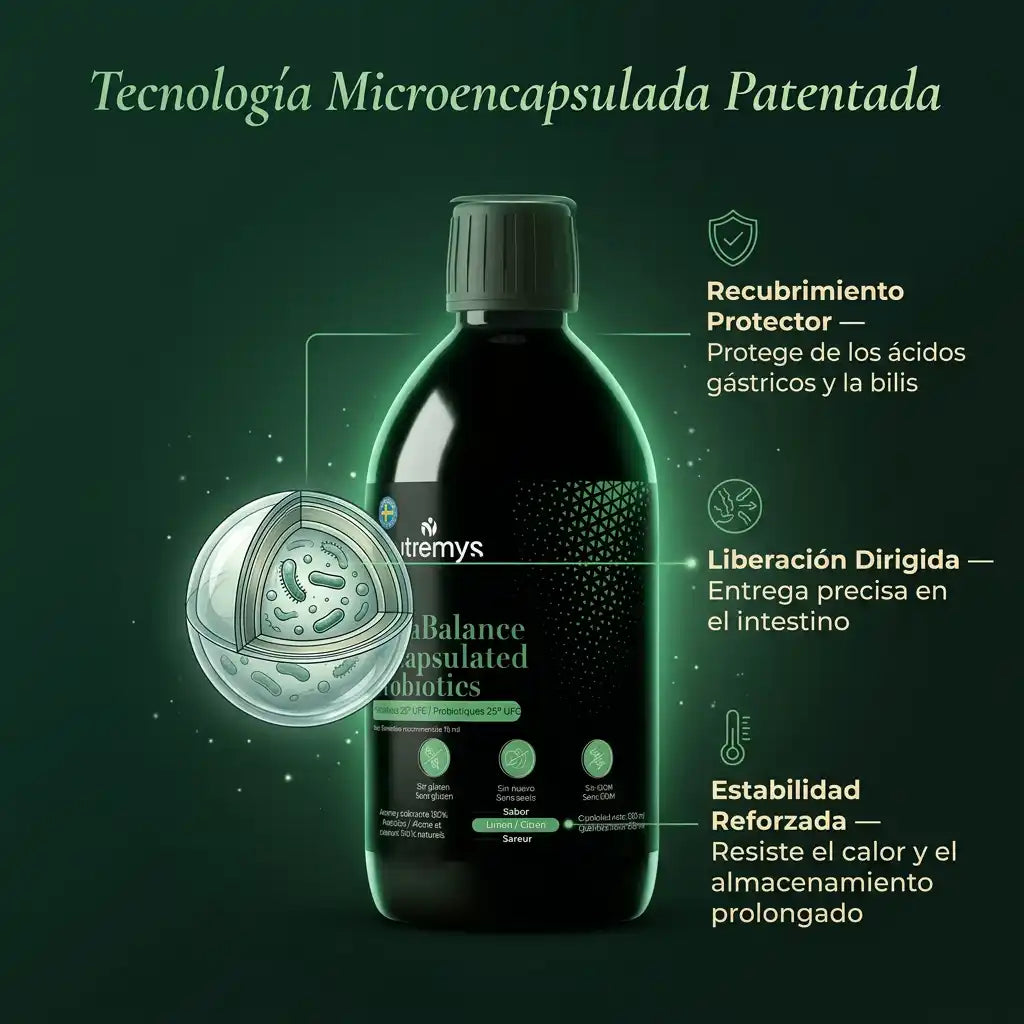 FloraBalance Encapsulated Probiotics - Probióticos Encapsulados 25¹⁰ UFC Nutremys Lab