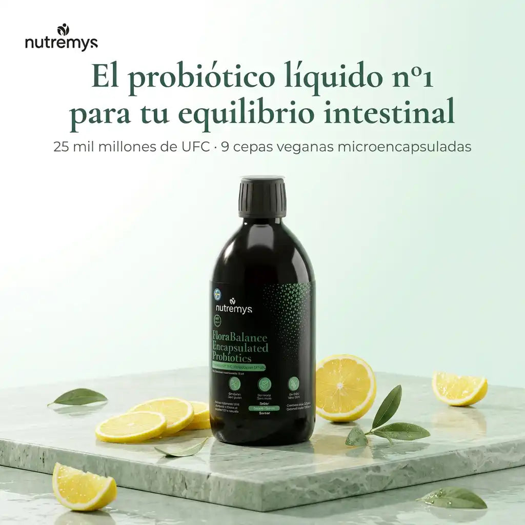 FloraBalance Encapsulated Probiotics - Probióticos Encapsulados 25¹⁰ UFC Nutremys Lab