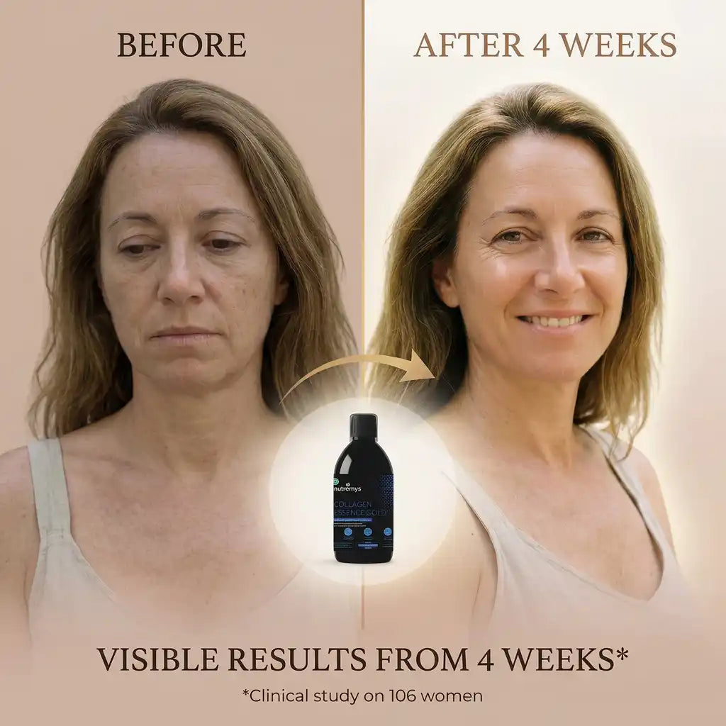 Collagen Essence Gold · 2-3x superior absorption liquid vs capsules