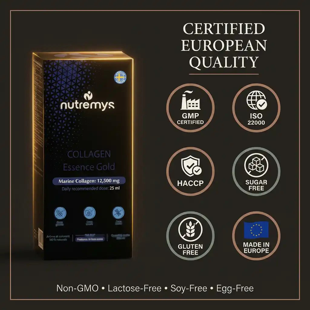 Collagen Essence Gold · Comparison table liquid collagen vs competitors