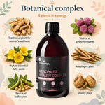Menopause Vitality Complex: hormonal botanical complex — 6 plants: Dong Quai, Red Clover, Evening Primrose, Ashwagandha, Soy Isoflavones and Maca Root