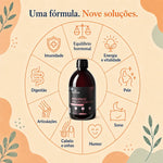 Menopause Vitality Complex: uma fórmula, nove soluções — equilíbrio hormonal, energia, pele e colagénio, sono, articulações, digestão, imunidade, humor e cabelo
