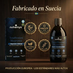 TotalRestore Magnesio · Fabricado en Suecia, certificado GMP y HACCP · Nutremys