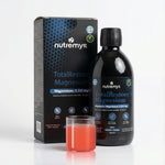 TotalRestore Magnesio · Caja y frasco · bisglicinato líquido 3.333 mg · Nutremys